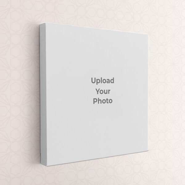 Square canvas with frame
