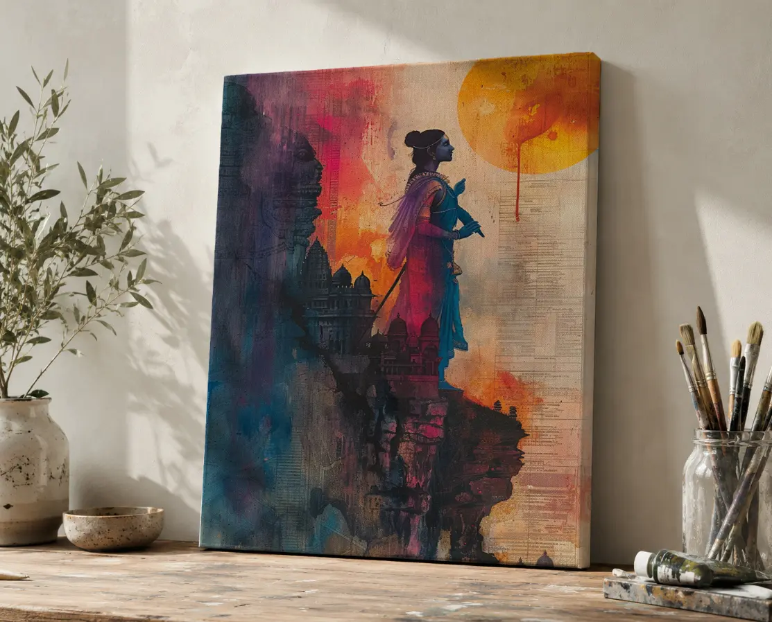 Shree Ram Canvas Photo
