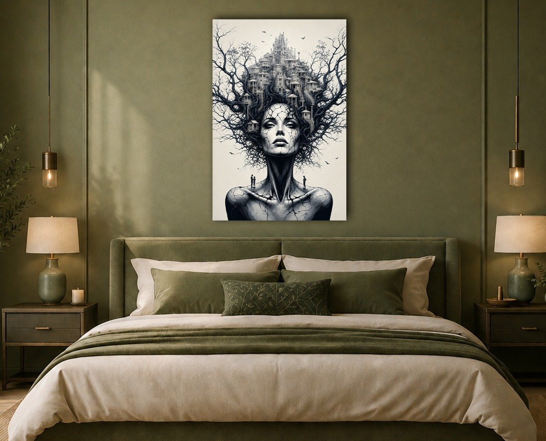 Canvas women painting 2